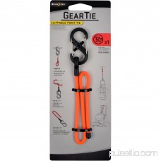 NITE IZE Clippable Gear Tie,Orange,12 In. L GLC12-31-R3 553281708